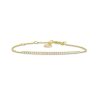 Diamonds Direct Bracelets | Diamond Bar Bracelet Yellow Gold 14K