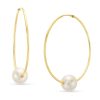 Diamonds Direct Earrings | Freshwater Pearl Endless Hoop Earrings