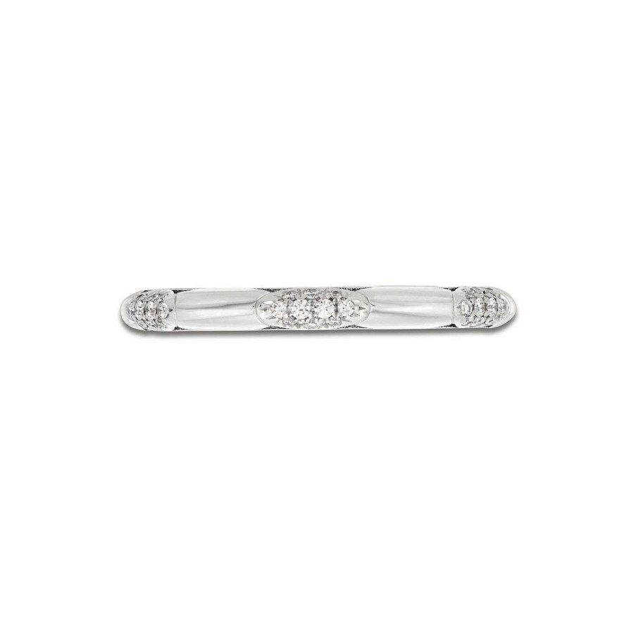 Diamonds Direct Women'S Bands | Tacori Founder'S Eternity Wedding Band White Gold 18K