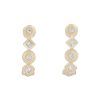 Diamonds Direct Earrings | Michael M. Mixed Shape Bezel Huggies