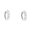 Diamonds Direct Earrings | Diamond Huggie Earrings White Gold 18K