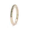 Diamonds Direct Fashion Rings | Peridot Wedding Band Yellow Gold 14K