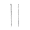 Diamonds Direct Earrings | Diamond Straight Line Earrings White Gold 18K