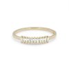 Diamonds Direct Women'S Bands | Vertical Baguette Diamond Wedding Band By Royal Yellow Gold 14K