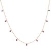 Diamonds Direct Necklaces & Pendants | Ruby Station Necklace Rose Gold 14K