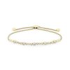 Diamonds Direct Bracelets | Diamond Bezel Bolo Bracelet White Gold 14K