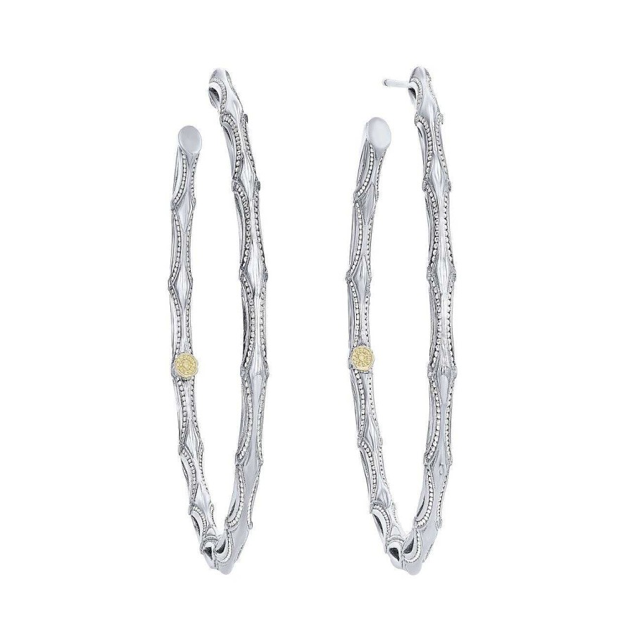 Diamonds Direct Earrings | Tacori Ivy Lane Slim Hoop Earrings