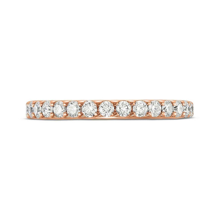 Diamonds Direct Women'S Bands | Essential Diamond Eternity Band (1.00Tw) Rose Gold 14K