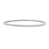 Diamonds Direct Bracelets | Classic Diamond Bangle White Gold 14K