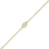 Diamonds Direct Bracelets | Marquise Solitaire Diamond Chain Bracelet