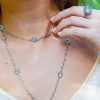 Diamonds Direct Necklaces & Pendants | Tacori Crescent Crown Sky Blue Topaz Necklace