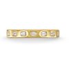 Diamonds Direct Women'S Bands | Baguette Diamond Inlay Wedding Band By Classique White Gold 14K