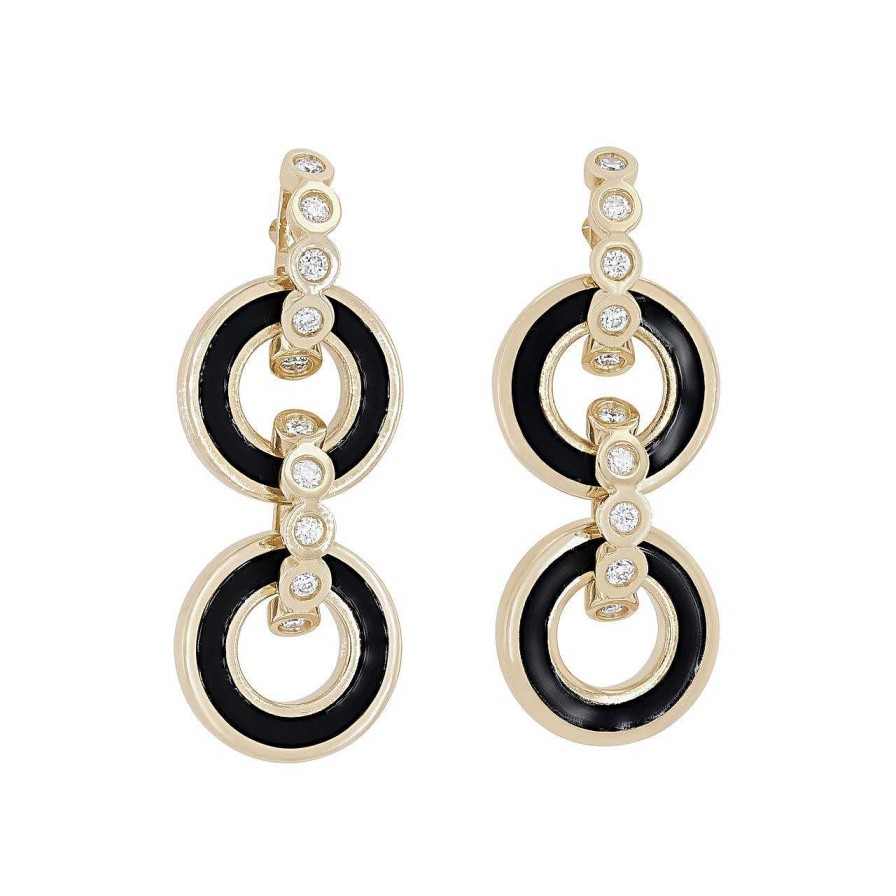 Diamonds Direct Earrings | Michael M. Chroma Arch Drop Earrings