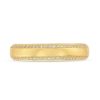 Diamonds Direct Men'S Bands | Tacori Bevel Edge Diamond Wedding Band Yellow Gold 18K