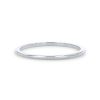 Diamonds Direct Women'S Bands | Milgrain Knife Edge Wedding Band By Classique White Gold 14K