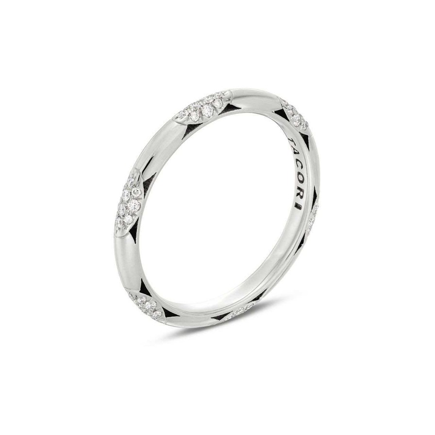 Diamonds Direct Women'S Bands | Tacori Founder'S Eternity Wedding Band White Gold 18K