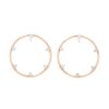 Diamonds Direct Earrings | Open Concept Mixed Diamond Circle Earrings