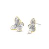 Diamonds Direct Earrings | Simon G. Monarch Butterfly Diamond Studs