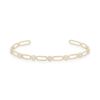 Diamonds Direct Bracelets | Michael M. Connection Cuff Bangle Yellow Gold 14K