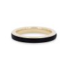 Diamonds Direct Fashion Rings | Michael M. Chroma Black Enamel Ring Yellow Gold 14K