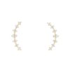 Diamonds Direct Earrings | Curved Diamond Ear Climbers