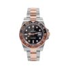 Diamonds Direct Men'S Watches | Rolex Gmt-Master Ii 40 Black Dial Watch | "Rootbeer" | Oystersteel & Everose Gold