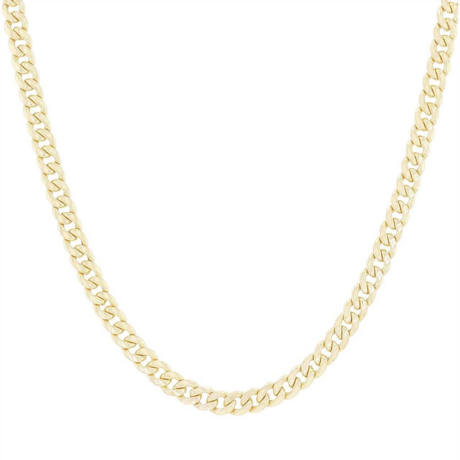 Diamonds Direct Chains | 20 Inch Cuban Link Chain Yellow Gold 14K